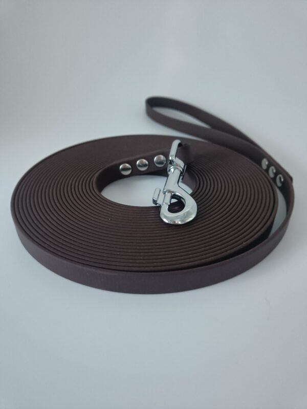 Longe Biothane 10 m Marron foncé en 16 mm