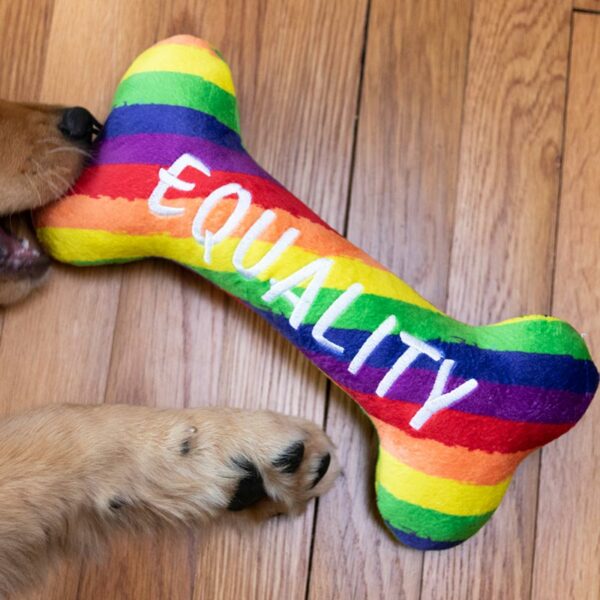 peluche pride equality chien